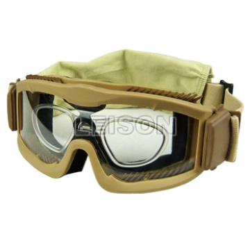 gafas de esquí militar engranaje táctico anti-UV, antivaho